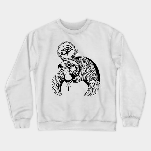 Eagle Ancient Egyptian Crewneck Sweatshirt by DISOBEY
